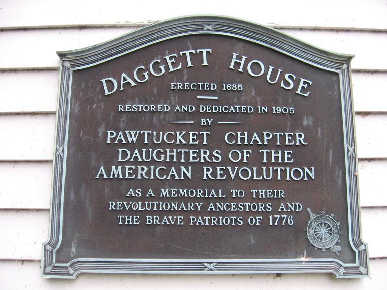 The Daggett House Pawtucket Chapter, NSDAR